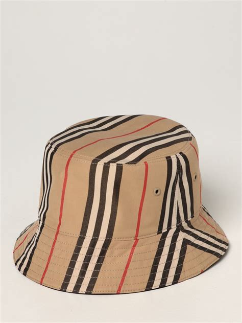 cappello alla pescatora burberry|Cappello da pescatore Burberry Check in cotone in Beige.